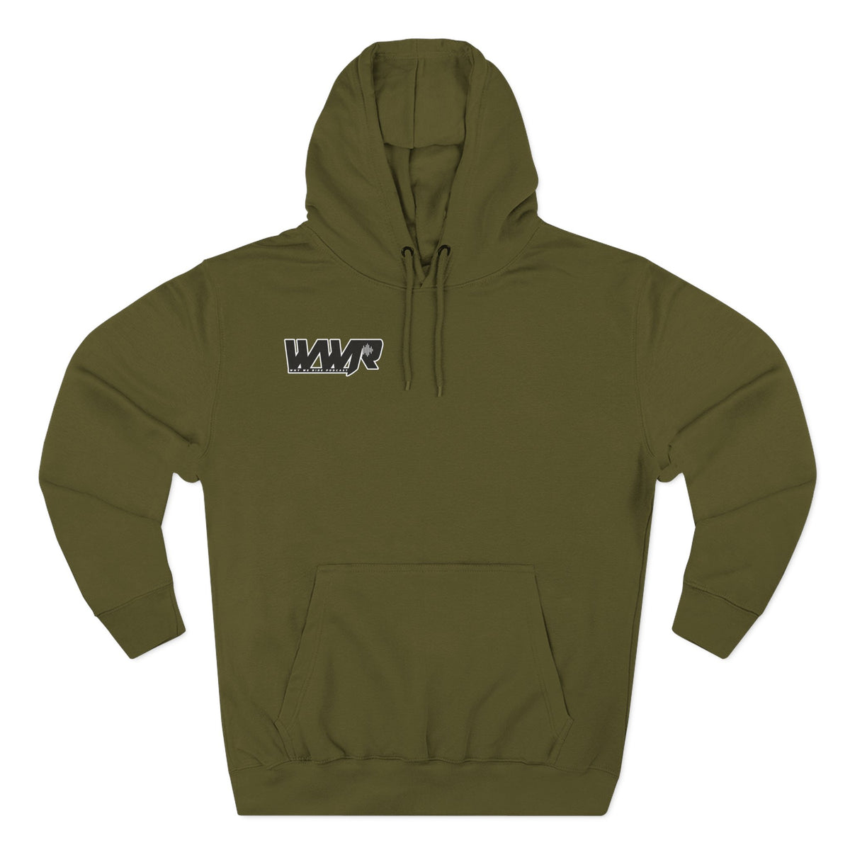 Why We Ride Podcast Fleece Hoodie