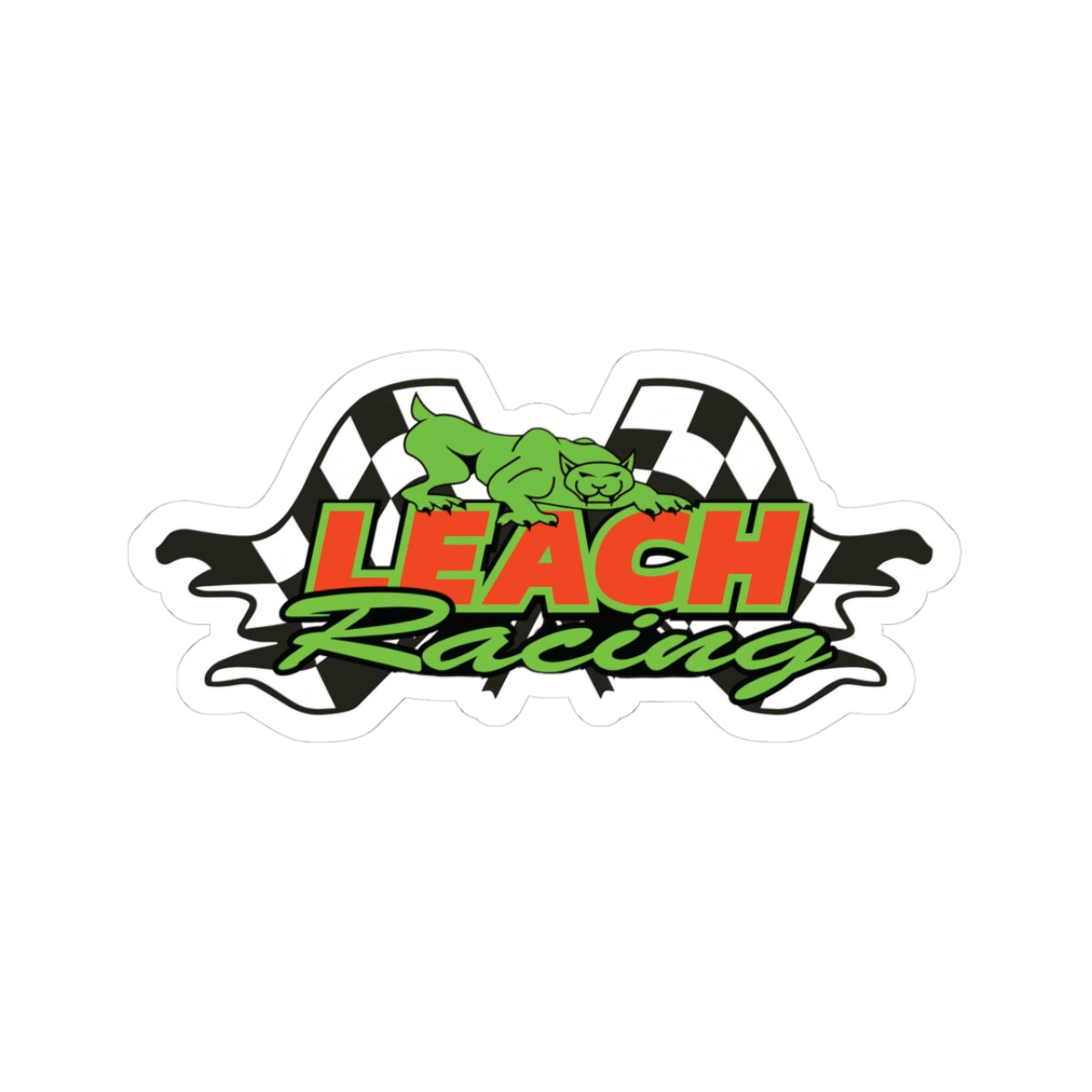Leach Racing Sticker - 3"x3"