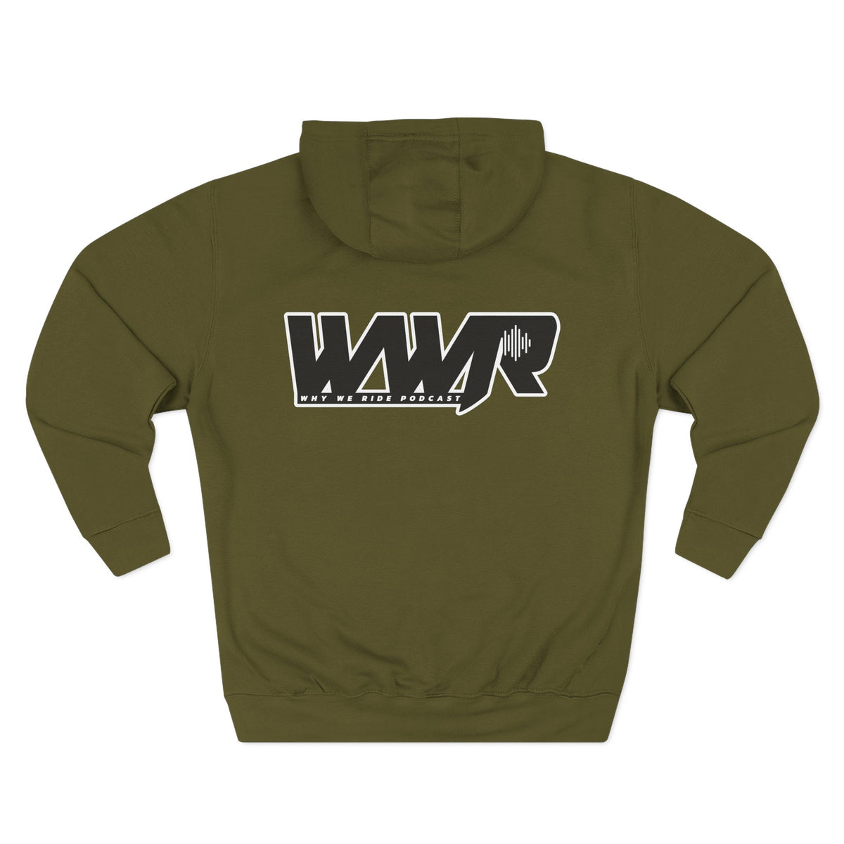 Why We Ride Podcast Fleece Hoodie