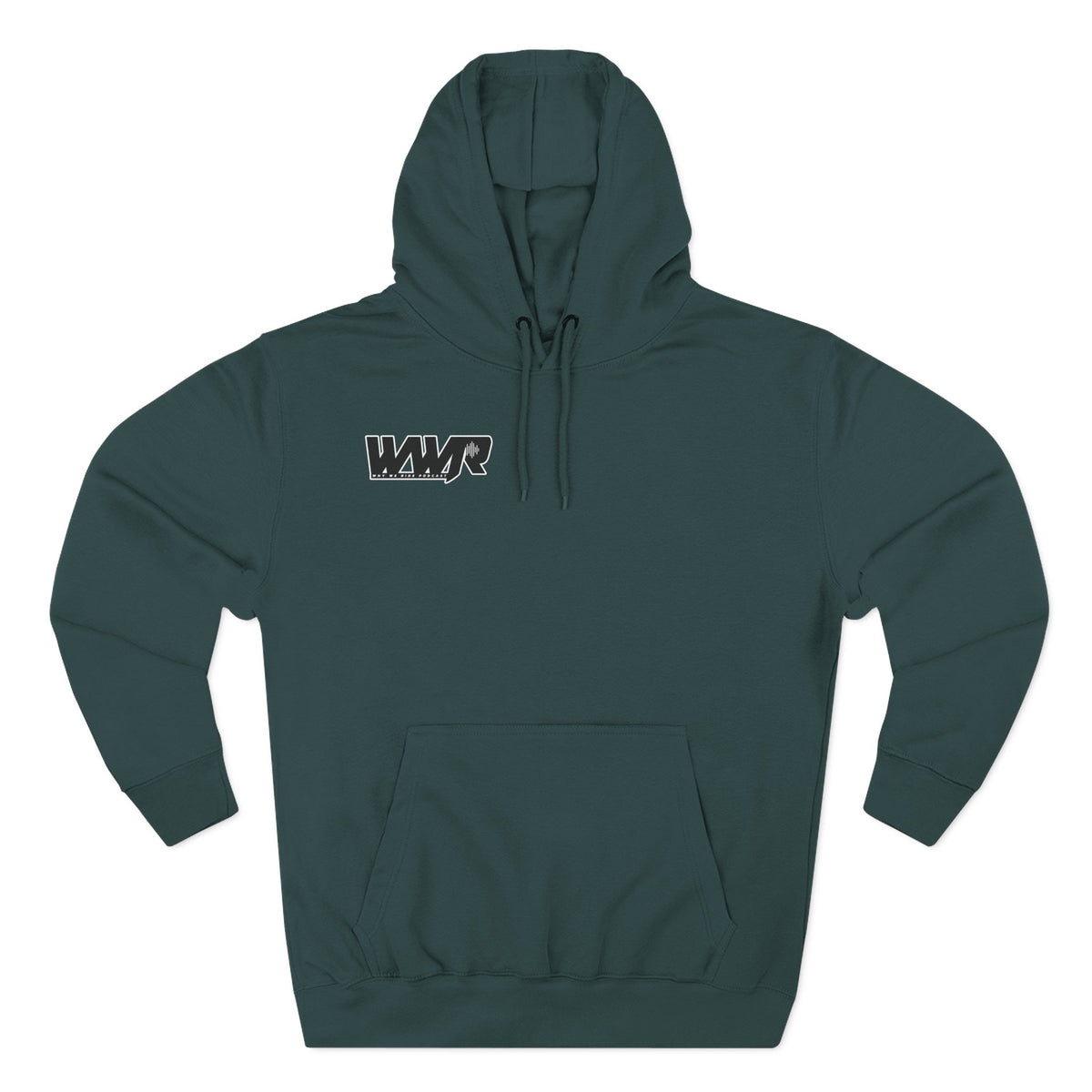 Why We Ride Podcast Fleece Hoodie