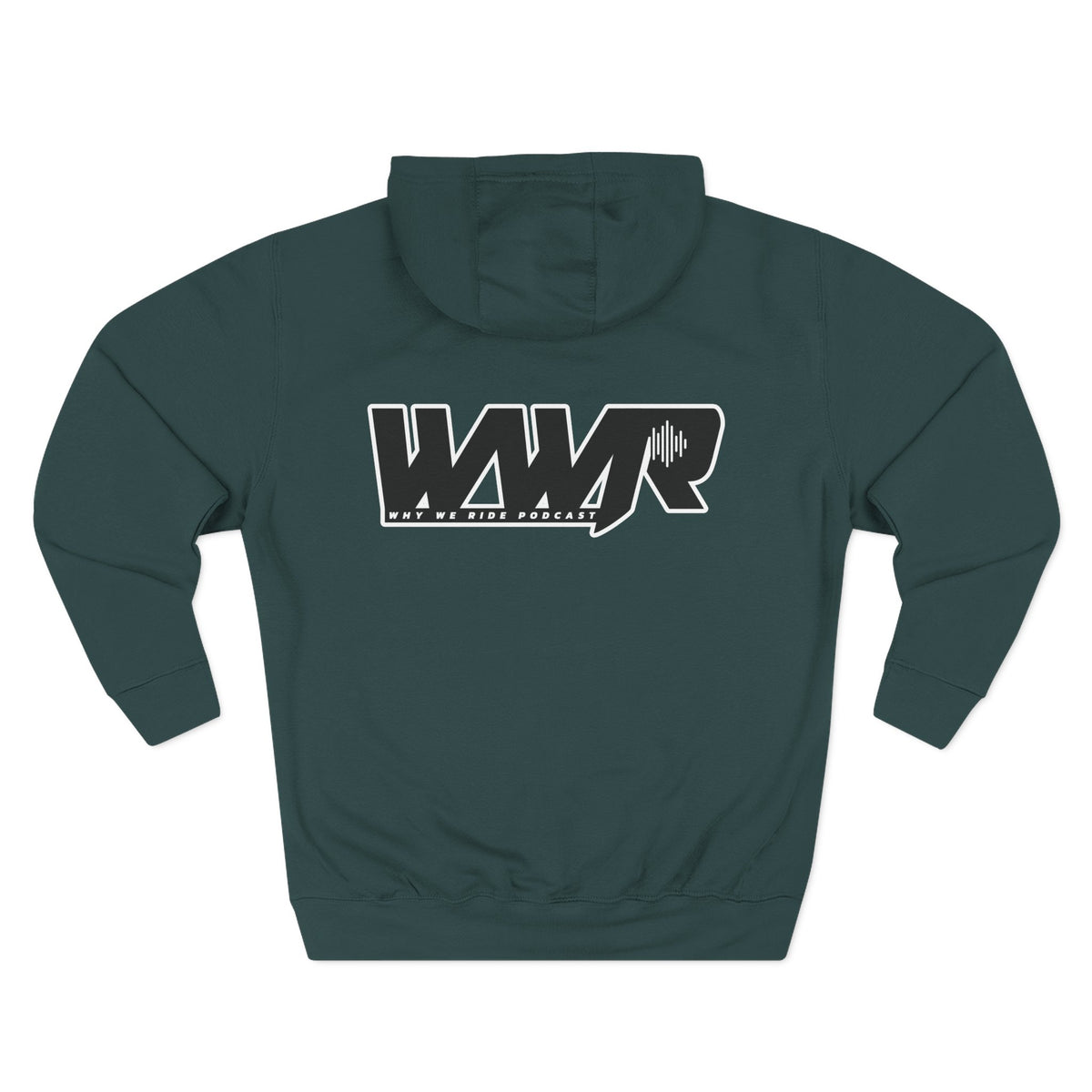 Why We Ride Podcast Fleece Hoodie