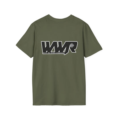 Why We Ride Podcast Adult T-Shirt